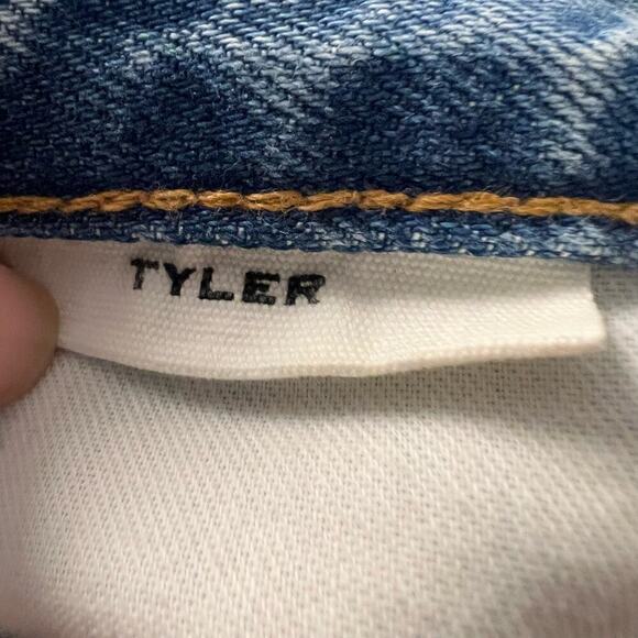 SLVRLAKE $299 Tyler Frayed Hem Straight Leg Jeans Size 27 - Picture 7 of 10